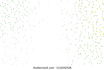 Light Green vector  texture with disks. Modern abstract illustration with colorful water drops. The pattern can be used for aqua ad, booklets.