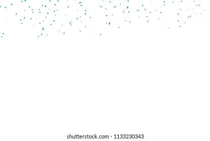 Light Green vector  texture with disks. Glitter abstract illustration with blurred drops of rain. The pattern can be used for aqua ad, booklets.