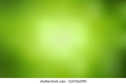 Light Green vector texture with disks. Illustration with set of shining colorful abstract circles. Pattern can be used as texture of wallpapers.
