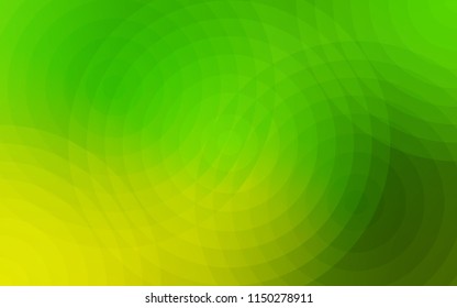 Light Green vector texture with disks. Glitter abstract illustration with blurred drops of rain. Pattern can be used for ads, leaflets.