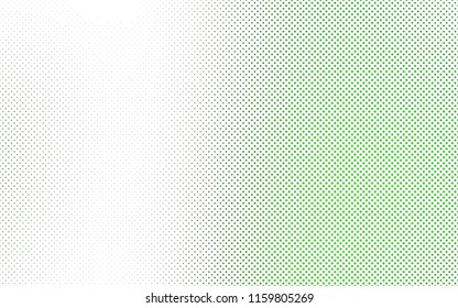 Light Green vector  texture with disks. Illustration with set of shining colorful abstract circles. The pattern can be used for aqua ad, booklets.