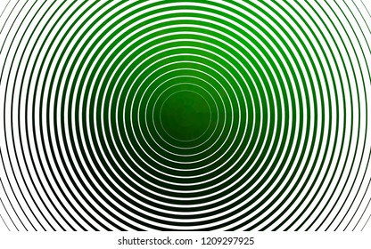 Light Green vector texture with disks. Blurred decorative design in abstract style with bubbles. Design for business adverts.