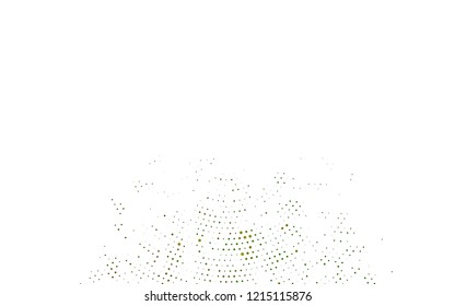 Light Green vector texture with disks. Illustration with set of shining colorful abstract circles. Pattern for ads, leaflets.