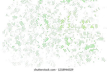 Light Green vector texture with disks. Modern abstract illustration with colorful water drops. Pattern for ads, leaflets.