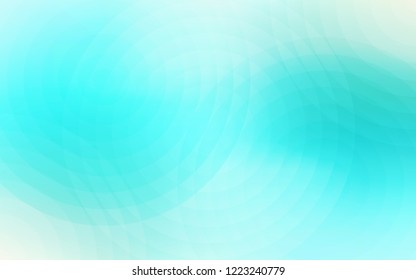Light Green vector texture with disks. Beautiful colored illustration with blurred circles in nature style. Pattern can be used for ads, leaflets.