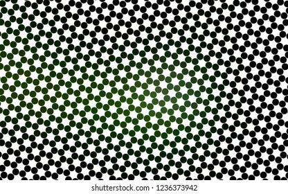 Light Green vector texture with disks. Blurred bubbles on abstract background with colorful gradient. Pattern for beautiful websites.