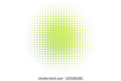 Light Green vector texture with disks. Illustration with set of shining colorful abstract circles. Pattern for ads, leaflets.