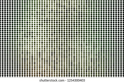 Light Green vector texture with disks. Glitter abstract illustration with blurred drops of rain. Template for your brand book.
