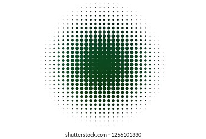 Light Green vector texture with disks. Modern abstract illustration with colorful water drops. Design for business adverts.