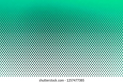 Light Green vector texture with disks. Blurred decorative design in abstract style with bubbles. Pattern for beautiful websites.