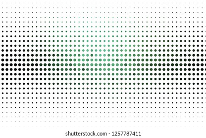 Light Green vector texture with disks. Glitter abstract illustration with blurred drops of rain. Design for business adverts.