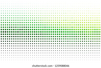 Light Green vector texture with disks. Modern abstract illustration with colorful water drops. Design for business adverts.