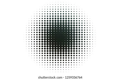 Light Green vector texture with disks. Illustration with set of shining colorful abstract circles. Template for your brand book.