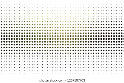 Light Green vector texture with disks. Illustration with set of shining colorful abstract circles. Template for your brand book.