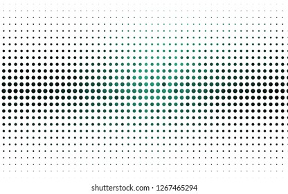 Light Green vector texture with disks. Blurred bubbles on abstract background with colorful gradient. Pattern for beautiful websites.