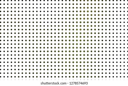 Light Green vector texture with disks. Abstract illustration with colored bubbles in nature style. Pattern for ads, booklets.