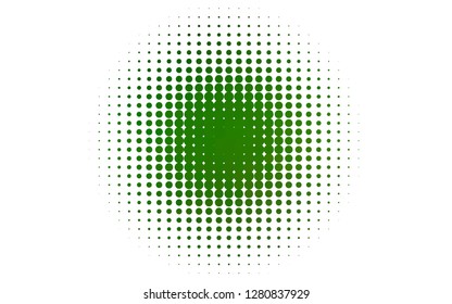 Light Green vector texture with disks. Blurred bubbles on abstract background with colorful gradient. Design for posters, banners.