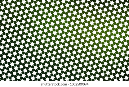 Light Green vector texture with disks. Modern abstract illustration with colorful water drops. Design for posters, banners.