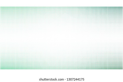Light Green vector  texture with disks. Beautiful colored illustration with blurred circles in nature style. Design for poster, banner of websites.