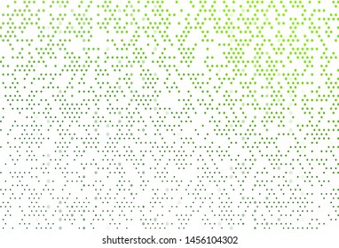 Light Green vector texture with disks. Illustration with set of shining colorful abstract circles. Design for posters, banners.