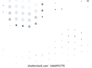 Light Green vector texture with disks. Beautiful colored illustration with blurred circles in nature style. Completely new template for your brand book.