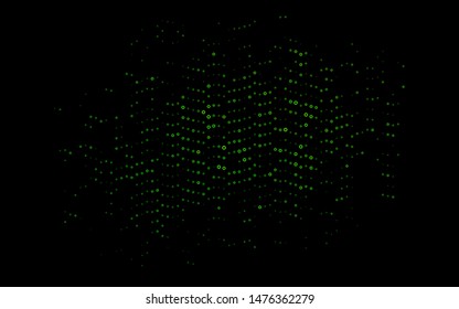 Light Green vector texture with disks. Beautiful colored illustration with blurred circles in nature style. Pattern for ads, booklets.