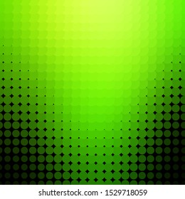 Light Green vector texture with disks. Abstract colorful disks on simple gradient background. Design for your commercials.