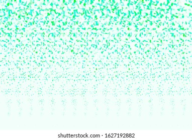 Light Green vector texture with disks. Beautiful colored illustration with blurred circles in nature style. Design for your business advert.