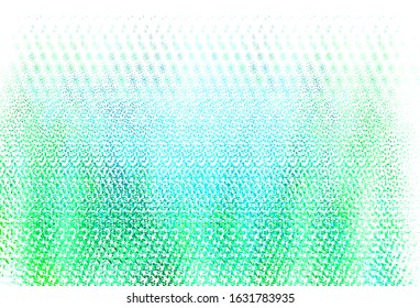 Light Green vector texture with disks. Glitter abstract illustration with blurred drops of rain. Pattern for textures of wallpapers.