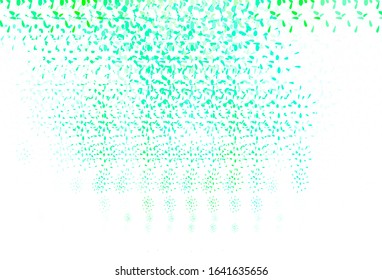 Light Green vector texture with disks. Beautiful colored illustration with blurred circles in nature style. Design for your business advert.