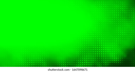 Light Green vector texture with disks. Glitter abstract illustration with colorful drops. New template for a brand book.
