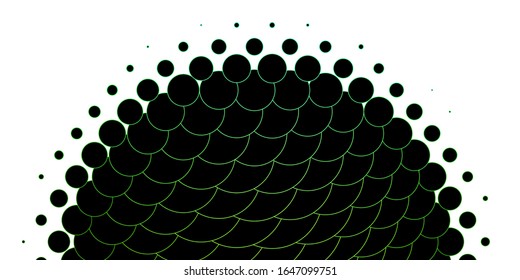 Light Green vector texture with disks. Abstract illustration with colorful spots in nature style. Pattern for websites.
