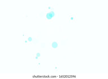 Textura vectorial verde claro con discos. Burbujas borrosas sobre fondo abstracto con gradiente colorido. Patrón de anuncios, folletos.