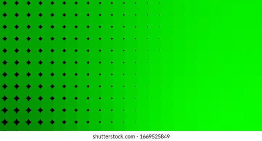 Light Green vector texture with disks. Abstract decorative design in gradient style with bubbles. Design for posters, banners.