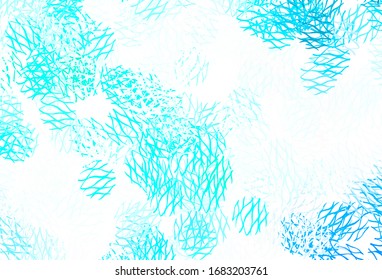 Light Green vector texture with disks, lines. Modern abstract illustration with colorful dots, lines. Pattern for ads, leaflets.