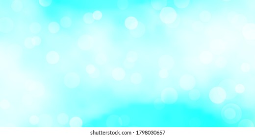 Textura vectorial verde claro con discos. Resumen de discos coloridos sobre un fondo de degradado simple. Patrón para anuncios comerciales.