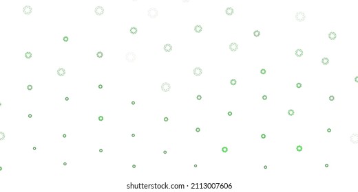 Light green vector texture with disks. Glitter abstract illustration with colorful drops. Design for your commercials.