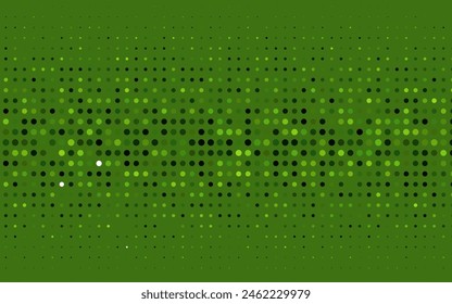 Light Green vector texture with disks. Illustration with set of shining colorful abstract circles. Pattern of water, rain drops.