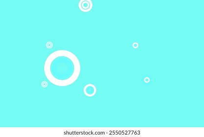 Textura de Vector verde claro con discos. Ilustración Abstractas con burbujas de colores en estilo naturaleza. Diseño para tu anuncio de empresa.