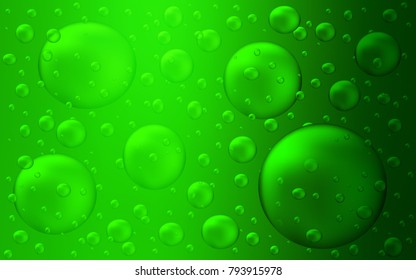 Light Green vector texture with disks. Beautiful colored illustration with blurred circles in nature style. New design for ad, poster, banner of your website.
