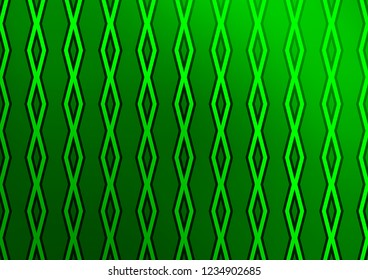 Light Green vector texture with lines, rhombuses. Shining colorful illustration with lines, rectangles. Pattern for business booklets, leaflets.