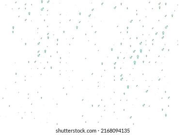 Light green vector texture with male, female icons. Smart illustration in colorful gradient style with gender signs. Simple design for TV commertials.