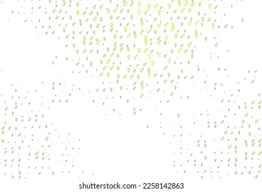 Textura vectorial verde claro con iconos masculinos y femeninos. Gradiente niño aislado de color, símbolos de chica de estilo abstracto. Plantilla para revistas de moda.