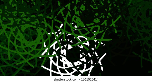 Textura vectorial verde claro con formas memphis. Ilustración con formas coloridas en estilo abstracto. Simple ilustración para su sitio web.