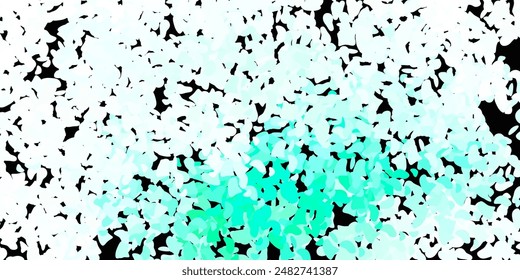Light green vector texture with memphis shapes. Modern abstract illustration with gradient random forms. Elegant design for wallpaper set.