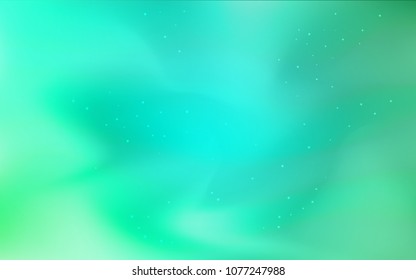 Light Green vector texture with milky way stars. Modern abstract illustration with Big Dipper stars. Pattern for astronomy websites.