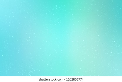 Light Green vector texture with milky way stars. Shining illustration with sky stars on abstract template. Template for cosmic backgrounds.