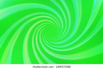 Light Green vector texture with milky way stars. Modern abstract illustration with Big Dipper stars. Pattern for futuristic ad, booklets.
