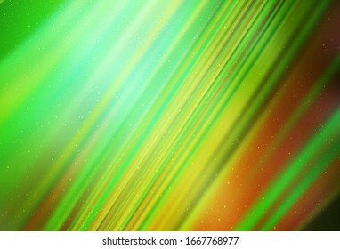 Light Green vector texture with milky way stars. Modern abstract illustration with Big Dipper stars. Template for cosmic backgrounds.
