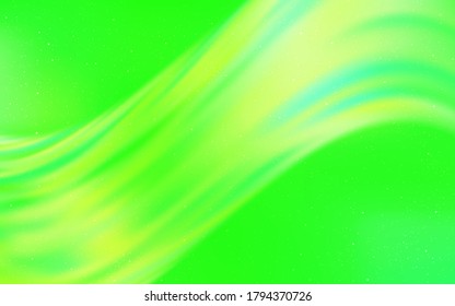 Light Green vector texture with milky way stars. Modern abstract illustration with Big Dipper stars. Pattern for astrology websites.